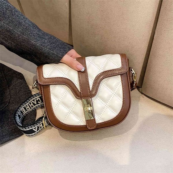 

outlet sale 80% off lingge embroidered thread small bag 2022 new women's autumn korean version versatile messenger saddle