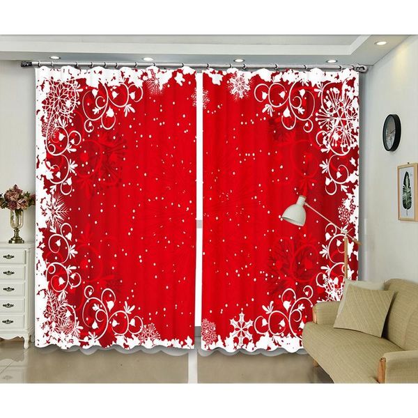 

curtain & drapes babson christmas pattern 3d digital printing diy advanced custom po