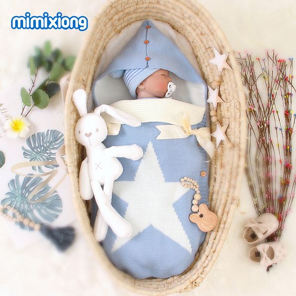 

factory wholesale baby five pointed star knitted sleeping bag
