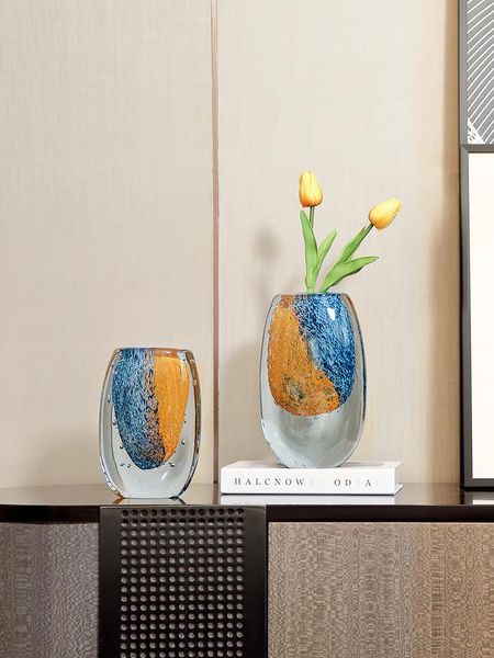 

vases luxury manual creative simple glass vase nordic deskplant container decoration jarrones decorativos da60hp