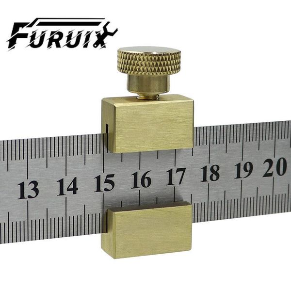 

professional hand tool sets steel ruler positioning brass limit block diy carpentry scriber measuring tools suitable for school office engin
