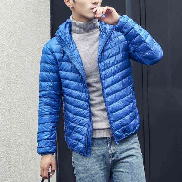 

autumn men ultralight et white duck coat male down winter casual ets coats warm parka 3xl 4xl, Black