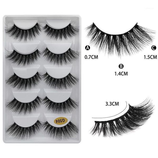 

rows 3d mink faux lash kabuki extension lashes cilios for professionals natural silk curling eyelash makeup kit maquiagem1