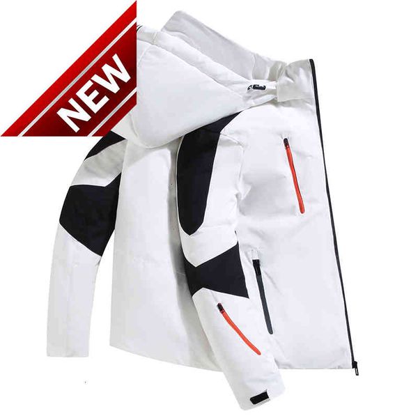 

down jackets couple coat men winter casual thick warm jacket autumn new outwear windproof hat hoodedwdq2088, Black