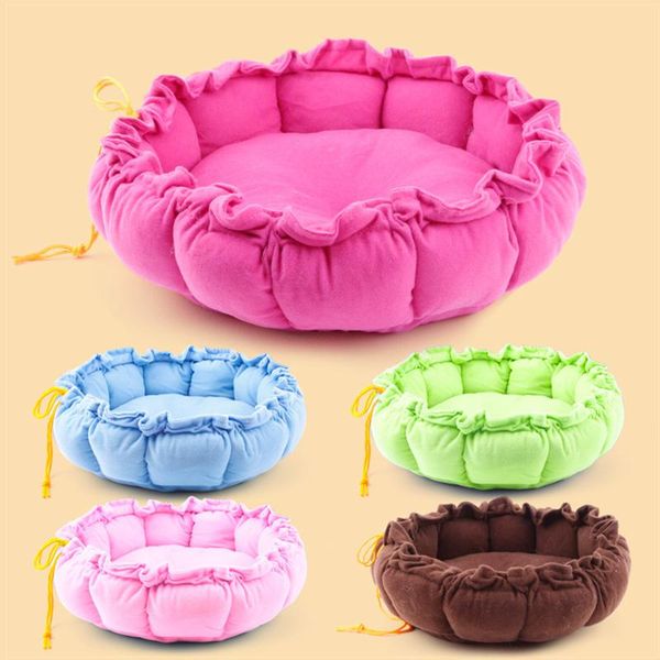 

cat beds & furniture adjustable pp cotton dog bed kitten sleeping cushion round pet kennel pumpkin nest warm 2 using way for teddy chihuahua