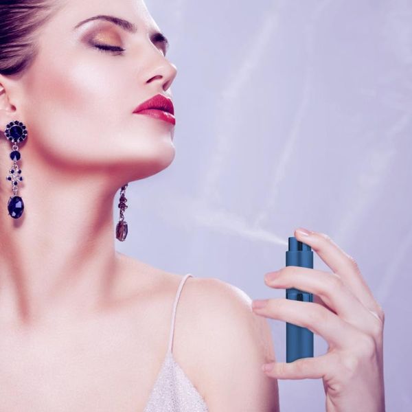 

storage bottles & jars 2pcs 8ml exquisite perfume spray dispenser atomizer bottle