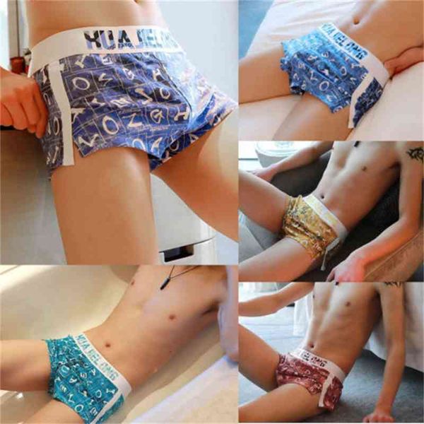 

mens cotton underwear hirigin baggy breathable comfortable underpants, Black;white