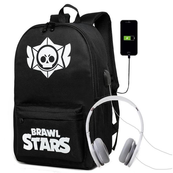 

backpack girl's schoolbag female lapusb outdoor high college teen