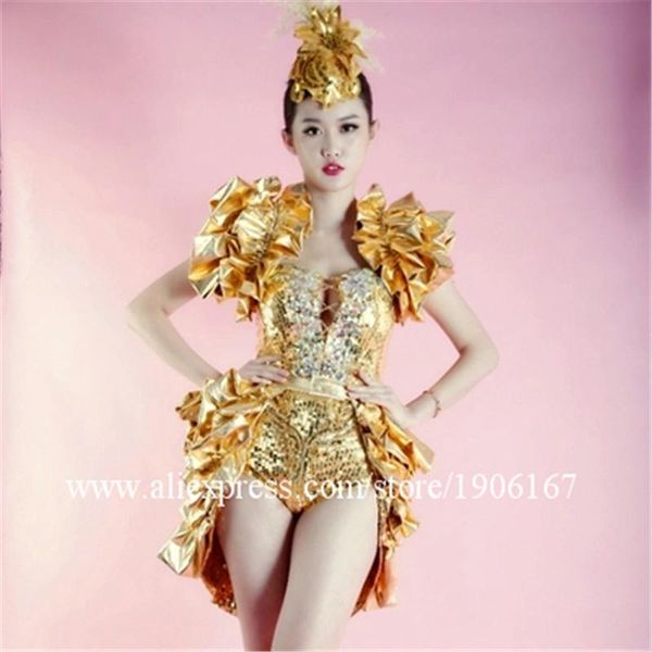 

party decoration gold color nightclub dance suit ballroom costume concert model show studio theme evening d