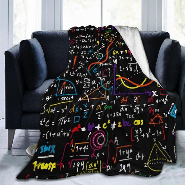 

blankets soft warm fleece blanket math linear mathematics education circle winter sofa plaid throw thin mechanical wash flannel
