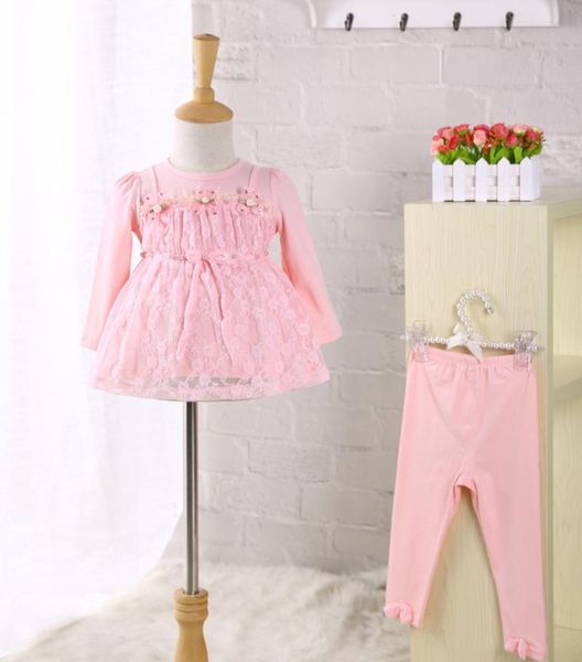 

girl's dresses baby girl dress autumn 1 year birthday wedding party clothes dresse with pants 2pcs/set christening gowns, Red;yellow