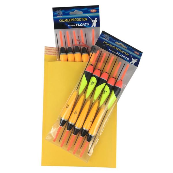 

ine tackle 10pcs 2.5g fishing float accessories sea buoys bobber light stick for fish