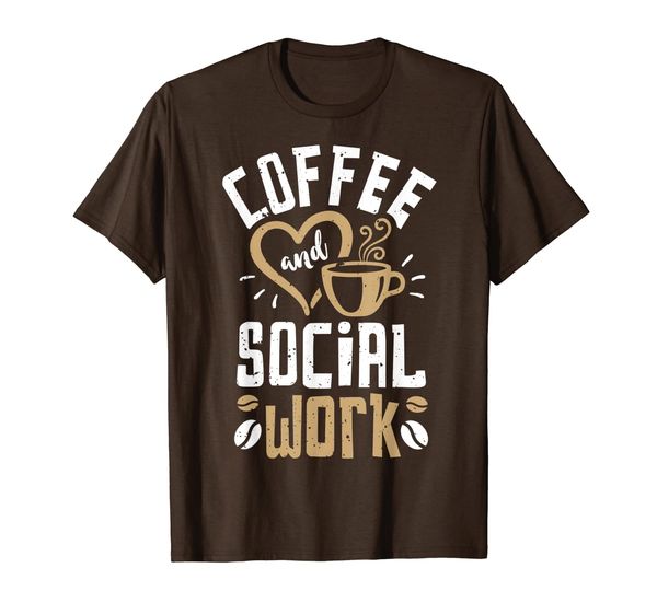 

coffee and social work t shirt women men funny vintage gifts, White;black