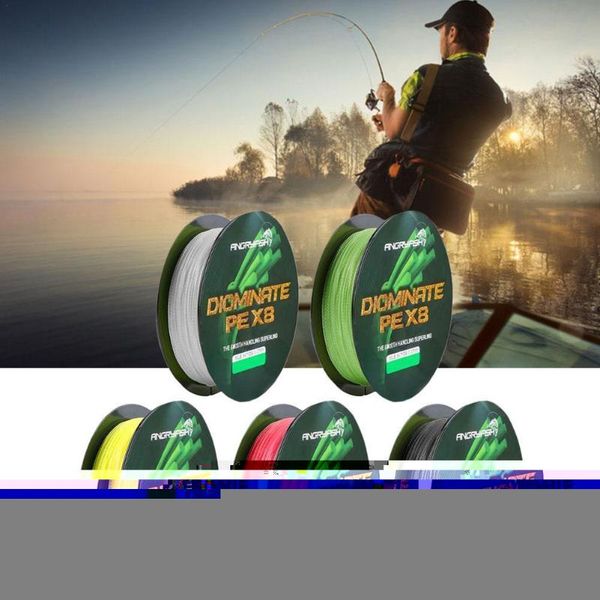 

braid line fishing bite products 8 strands braided multifilament pe strong pulling force super wear resist