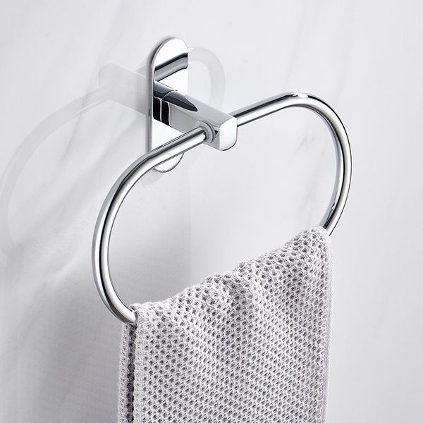 

bathroom storage & organization non-perforated towel ring stainless steel hanging bath toilet round rack