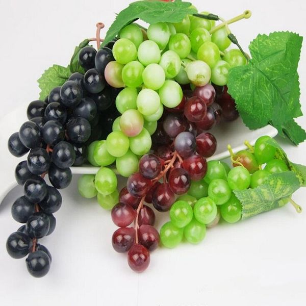 

party decoration 1 pc artificial grapes fruits fake home garden christmas decor wedding supplies