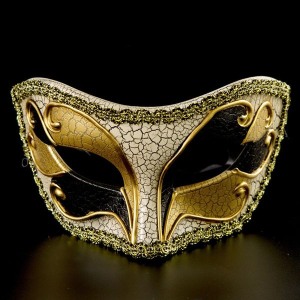 

straight venice masquerade party mask halloween plastic