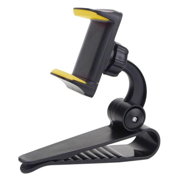 

universal angle adjustable sun visor clip navigation car phone holder mount support for mobile phones x3ud cell mounts & holders