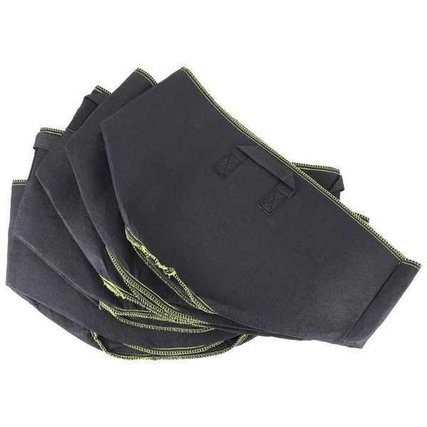 

5pcs gardening flower pots bags nursery potted bag non-woven planting planters &