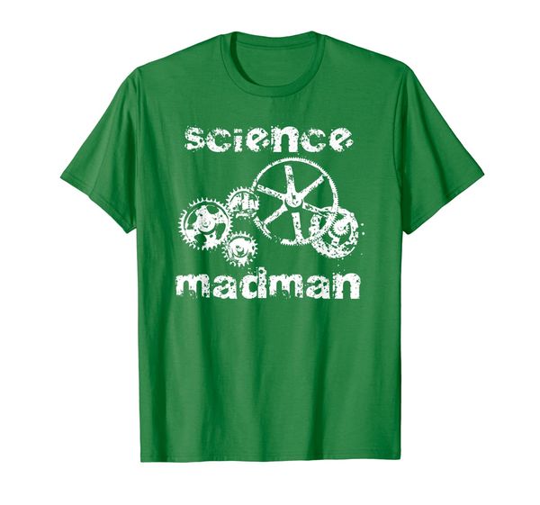 

science madman Steampunk Funny Humor T-shirt, Mainly pictures