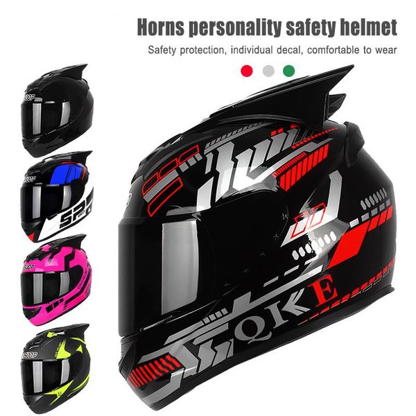 

professional racing motorcycle helmet horn adorns accessories casco moto capacete de helmets