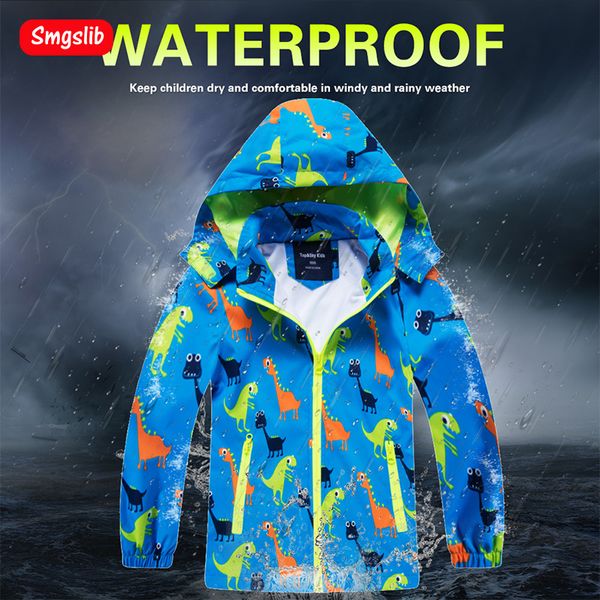 

kids jackets childrens clothing coat for boys four seasons waterproof light-reflecting jacket outerwear clothes for teenagers, Blue;gray