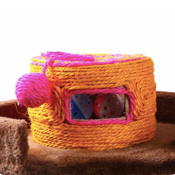

cat beds & furniture lovely corrugated paper bed house winter pet puppy dog nest summer kitten round scratch board home