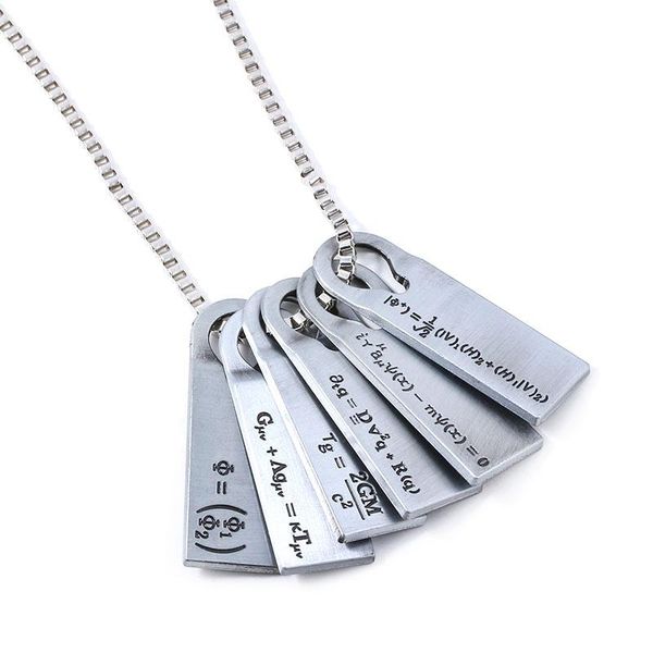 

pendant necklaces death stranding necklace punk men, Silver