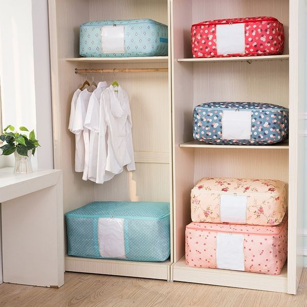 

tszk cotton wadding quilt torage oxford cloth dut proof clothing finihing ide lifting moving packing extra storage bag large waterproof pac