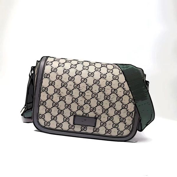 

new luxury designer bags fashion messenger bag can be worn on the shoulder or across a variety of ways for both men and women