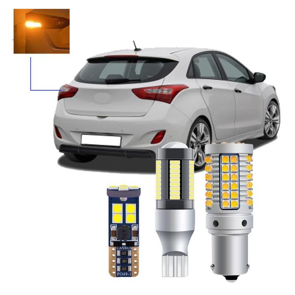 

emergency lights for i30 gd 2011 2012 2013 2014 2021 led bulbs exterior turn signal backup tail light canbus no error