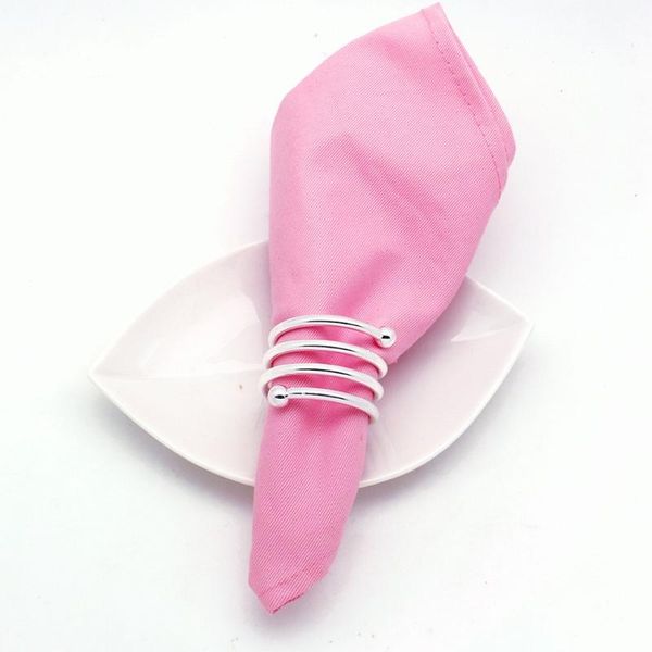 

napkin rings 875a 6pcs round holders buckles for wedding, dinner party, table decorations