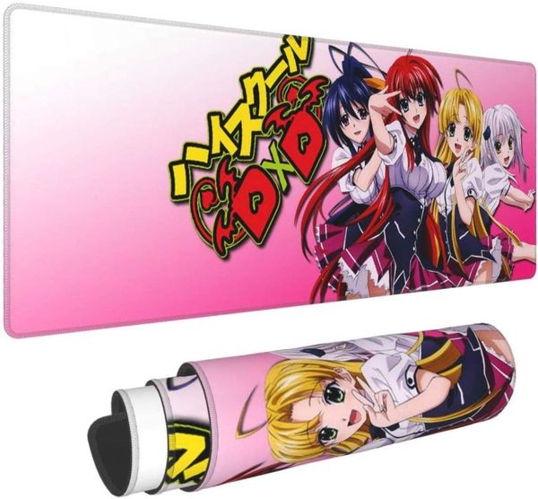 

mouse pads & wrist rests high school dxd pad anime stitched edge mat non-slip rubber base big mousepad table for gaming computer laptop