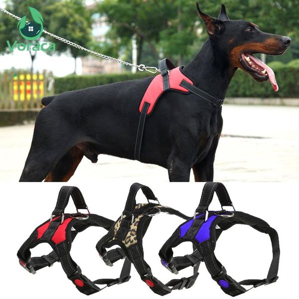 

dog collars & leashes adjustable harness collar pet vest walk out hand strap belt large small medium dogs outdoor