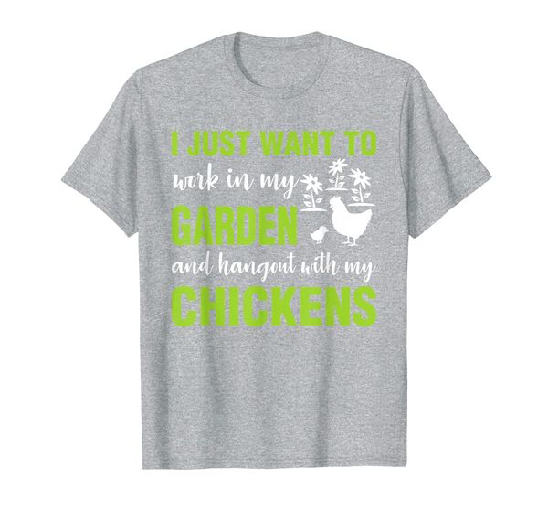 

Gardening Plants Lover Chicken Lover Gardeners T-Shirt MM, Mainly pictures