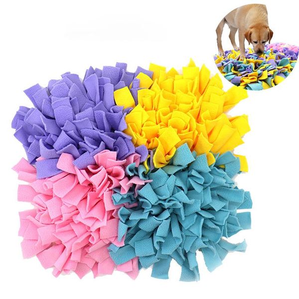 

pet nose training pad snuffle mat puzzle toy for dog cat comfortable interactive sniffing supplies portable slow feeder small animal