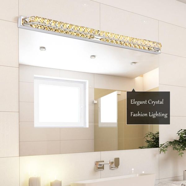 

wall lamp [dbf]morden 10w/14w anti-fog waterproof acrylic mirror light led mounted bathroom lighting fixtures sconce ac220v