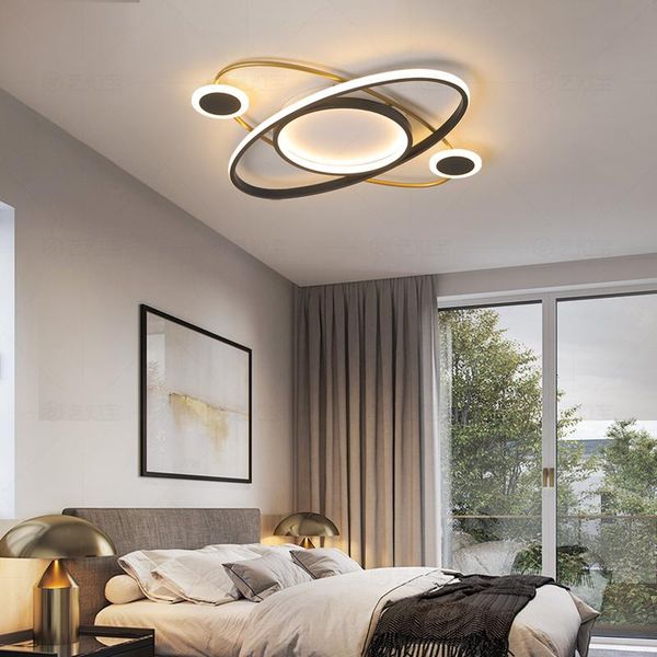 

ceiling lights geometric bedroom lamp planet shape study restaurant luxury modern minimalist home decorative dimmable lighting