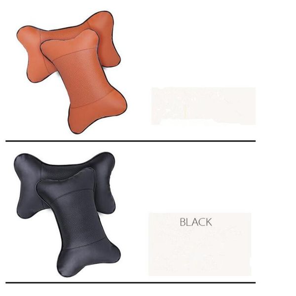 

seat cushions 2pcs car neck pillows pu headrest backrest cushion auto safety accessories for proton persona saga x70 perodua axia myvi bezza