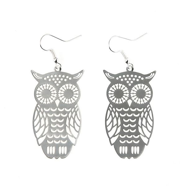 

bohemian retro owl earrings pendants earrings alloy hook earring wholesale, Golden