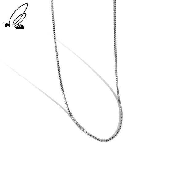 

chains s'steel 925 sterling silver necklace gift for women's trendy minimalist design boho ins niche chain fine accessories jewell