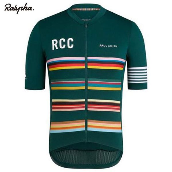 

racing sets 2021 men's clothes wear better rcc rainbow pro team areo cycling jersey short sleeve bicycle summer mtb road bike shirt, Black;blue