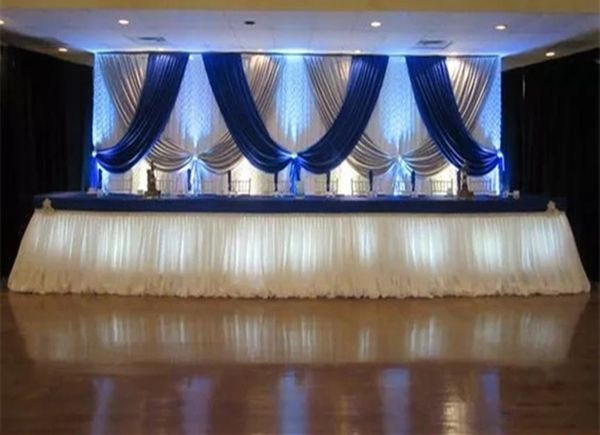 

custom wedding backdrop drapes personalized party curtains decoration stage curtain swags draping ice silk