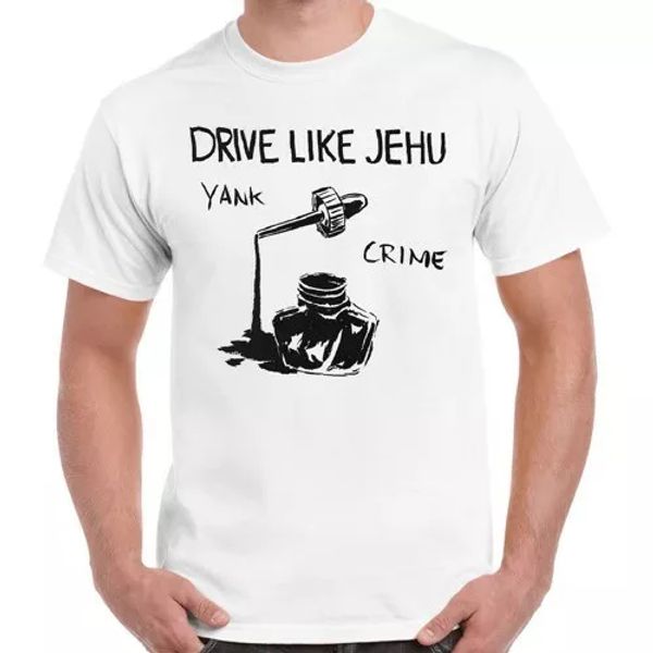 

drive like jehu yank crime punk rock indie retro t shirt 2201, White;black