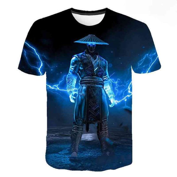 

men's, women's and boys' 3d mortal kombat mk wrtling game t-shirts, short sve street cloth, summer casual t-shirts, White;black