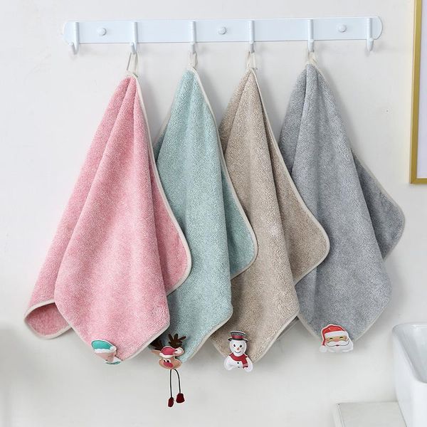 

towel 2022 christmas coral velvet gift box crystal soft absorbent custom wash