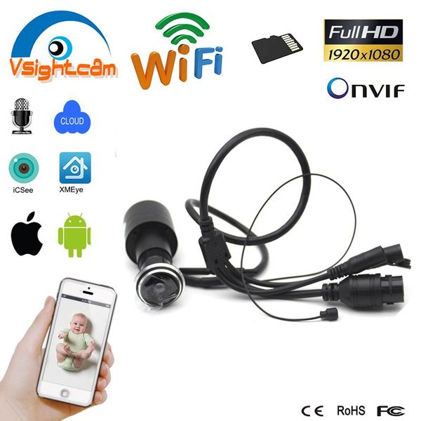 

cameras factory sale full hd 1080p fisheye ip camera h.265 wide angle 1.78mm lens p2p network support onvif wifi for house