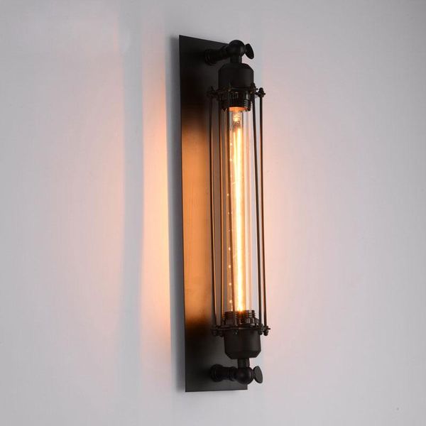 

wall lamps retro black iron sconce vintage lights for home lighting industrial lamp loft decor bar bedside light fixtures