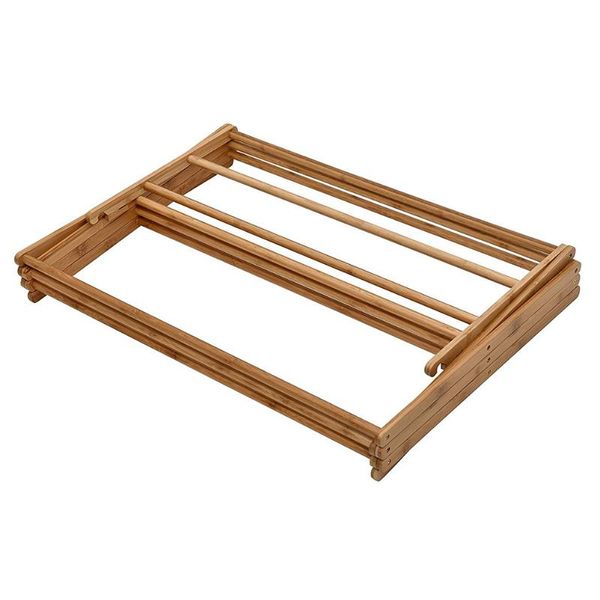 

hangers & racks 1pc clothes drying rack retractable pole household supply (chocolate)
