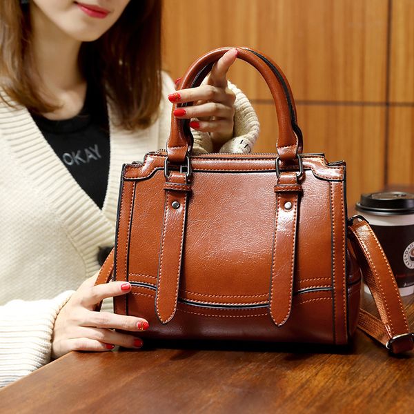 

new boston portable shoulder bag versatile fashion women's messenger bag 6049